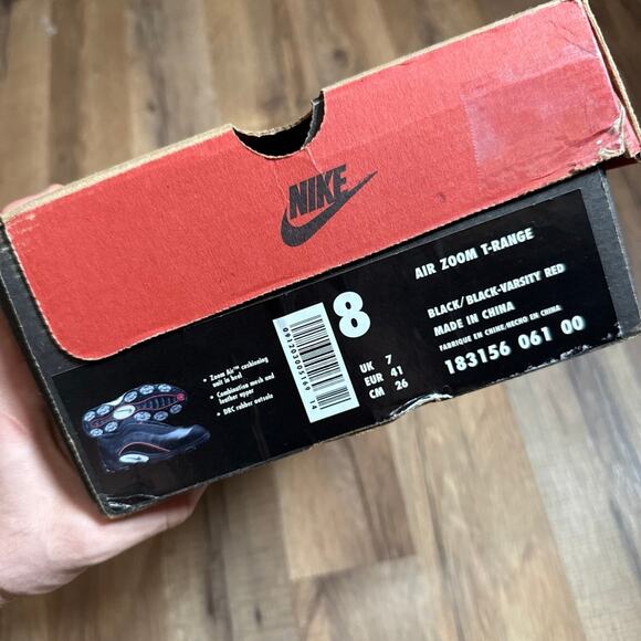 90s Nike Tiger Woods Air Zoom T-Range Black Varsity Red main image 6